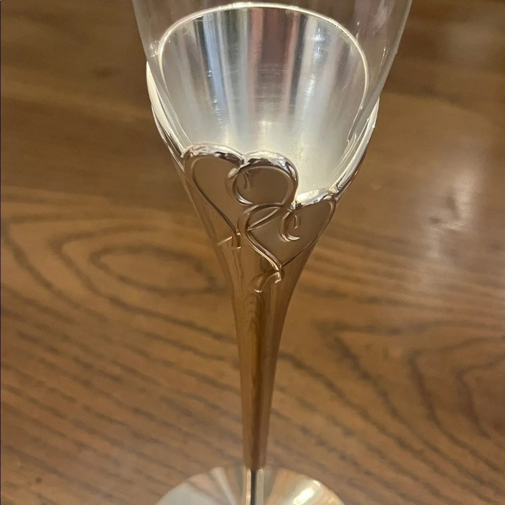 Lenox‎ True Love Silver Plated Champagne Flute